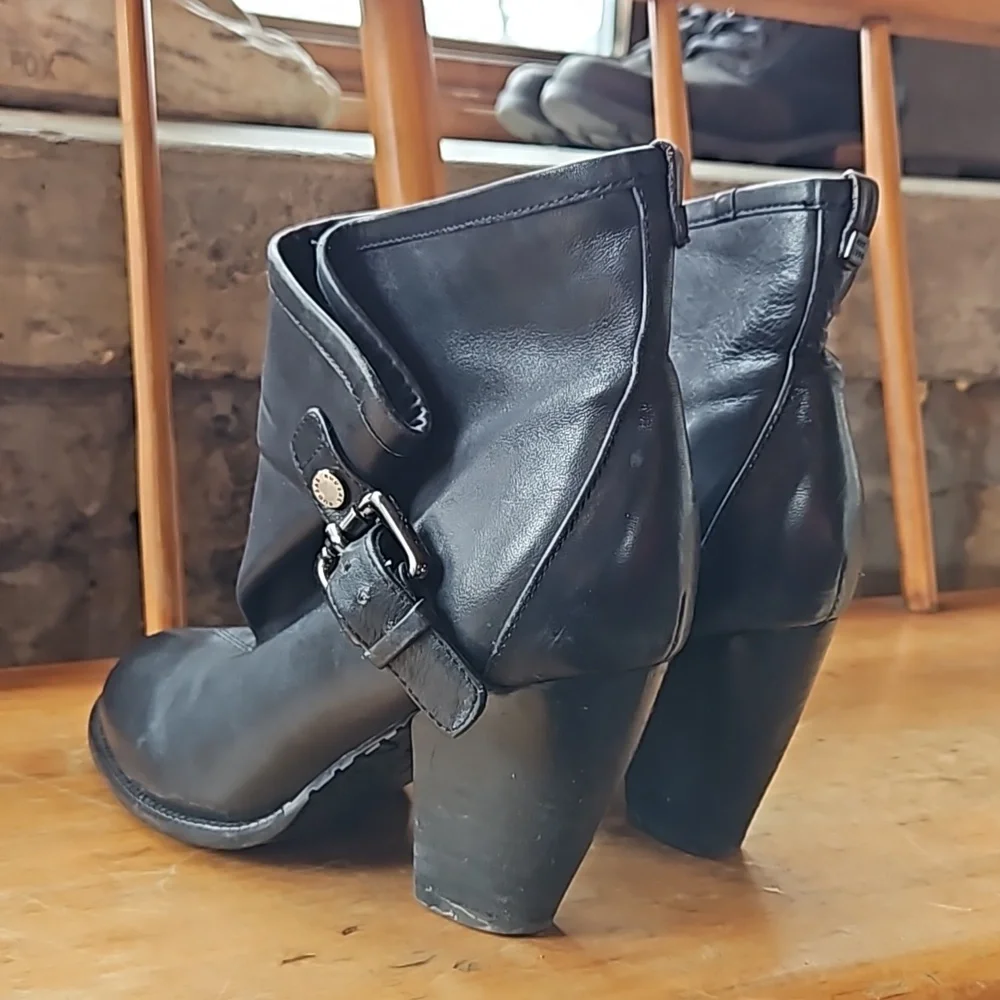 Rudsak Foldover Buckle Ankle Boots - Picture 5 of 11